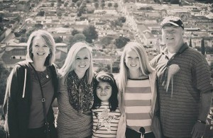 The Hill family spent the 2013 Thanksgiving holidays in Guatemala visiting a child they sponsor, Sarai,who is pictured in the center. (Mary-Katherine Hill)