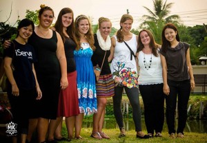 Mary-Katherine Hill and Team Koinoniain, the group she works with most closely, in Thailand. (Mary-Katherine Hill)