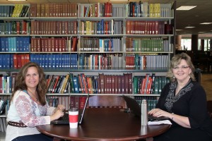 Merry Brown and fellow author Lisa Smart meet three days-a-week to discuss the book business and write. Featured from left to write are Merry Brown and Lisa Smartt. (Sheila Scott)