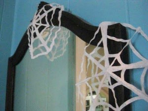 Coffee filters have many uses, one of which can be to make spider webs. (Courtney Pearson)