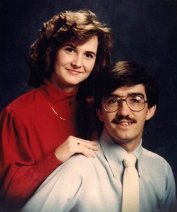 Dr. Michael Gibson and Edie Bolton's 1983 engagement picture. (Michael Gibson)