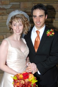 Erin Elizabeth Garcia-Fernandez and Dr. Anton Garcia-Fernandez are photographed July 2009 at the Country Music Hall of Fame in Nashville on their wedding day. (Anton Garcia-Fernandez)