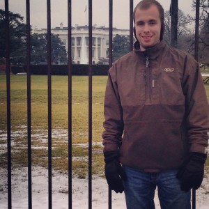 Nathan Daniels stops by the White House in D.C. (Nathan Daniels)