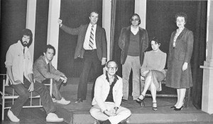 This photo is of Communications and Fine Arts Department staff members as they were featured in the 1982 UTM Spirit Yearbook. L-R Robert Todd, John Waller, David Briody, William Snyder, Gary Steinke, Barbara Mangrum and Dorotha Norton. (1982 UTM Spirit)
