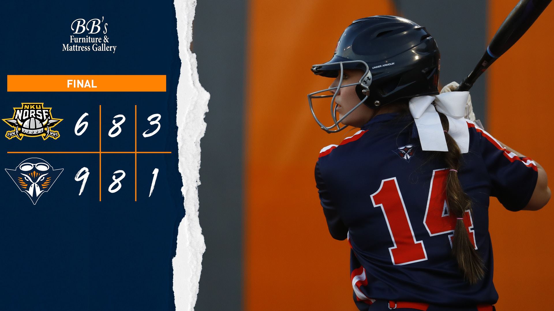 UTM softball caps off stay at Tennessee Invitational with 96 win over