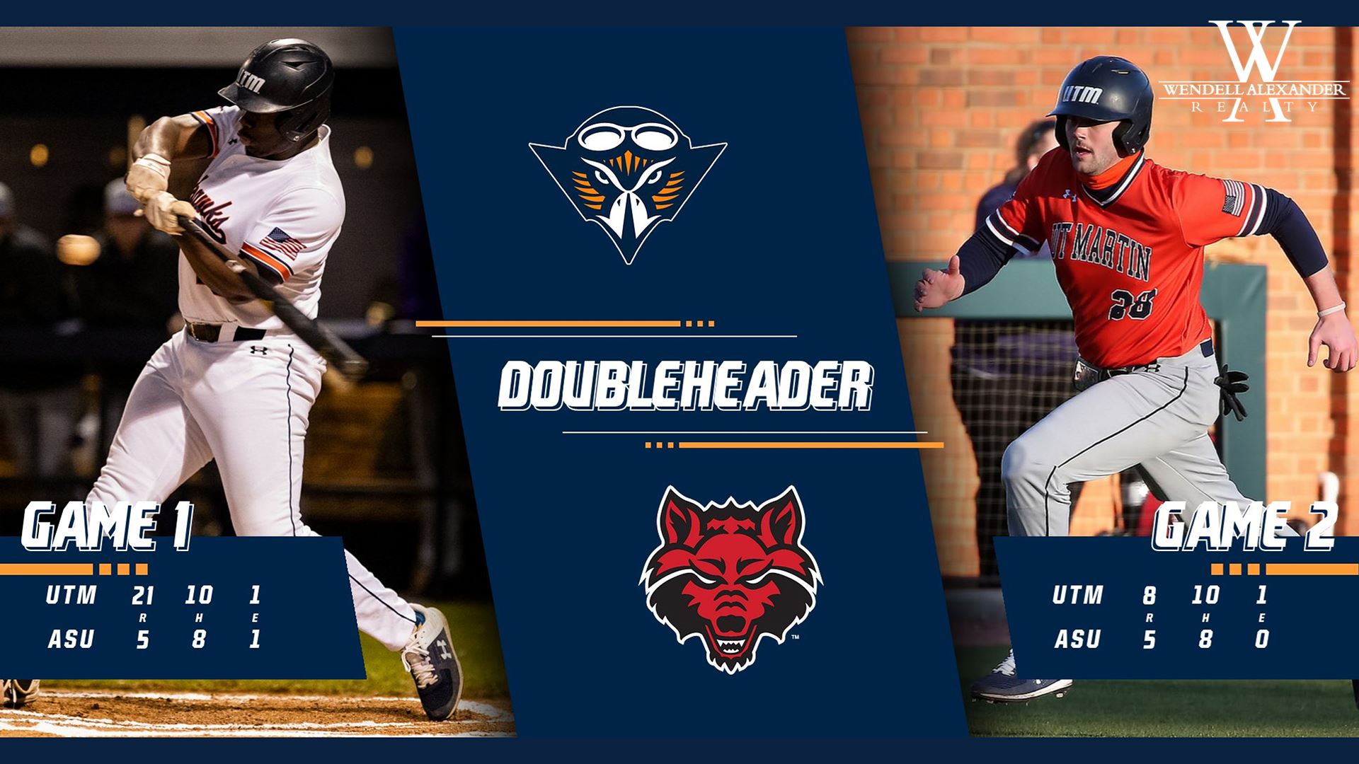 School records fall in Skyhawk baseball’s doubleheader sweep at