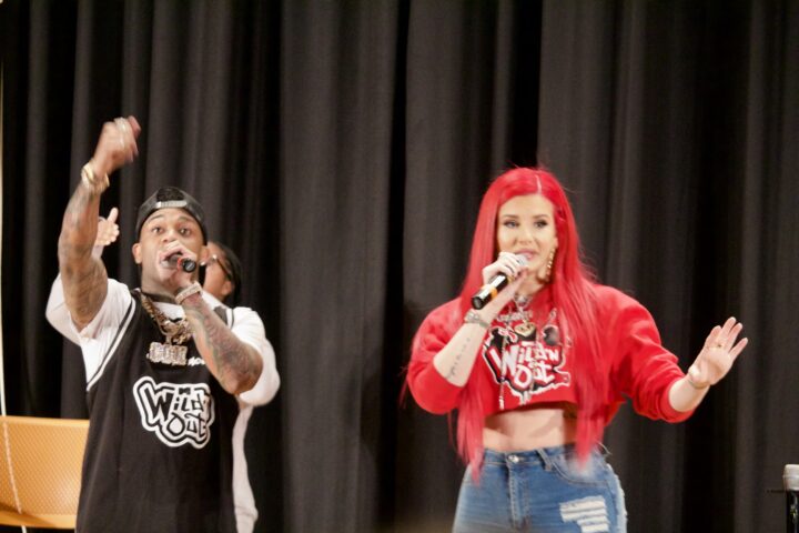 Conceited and Justina Valentine take the stage.